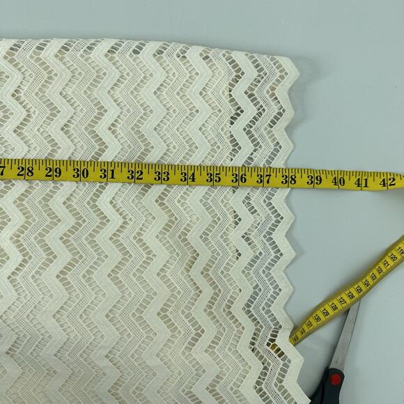 Loft Dress Womens Medium Ivory Lace Knit Layered Costal Lined Breathable Beach - Picture 8 of 11